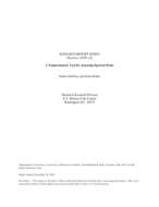 A Nonparametric Test for Assessing Spectral Peaks