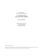  An Accessibility Evaluation of the Census Calendar Application