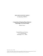 Computation of Empirical Bayes Estimates Using Single Level Mixed Models