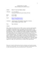 Notes on Same-sex Couples in the ACS: 2003 -2006