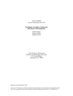 Final Report of Cognitive Testing of the 2012 Identity Theft Supplement