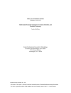 Multivariate Seasonal Adjustment, Economic Identities, and Seasonal Taxonomy