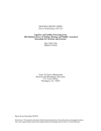 Cognitive and Usability Pretesting of the 2016 National Survey of Fishing, Hunting, and Wildlife-Association Recreation of Pre-Screener and Screener