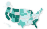 Net Job Creation Rates by State