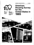 American Housing Survey for the United States in 1985