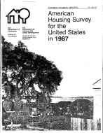 American Housing Survey for the United States in 1987