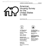 American Housing Survey for the United States in 1993