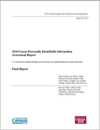 2010 Census Personally Identifiable Information Assessment Report