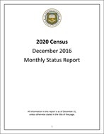 December 2016 Status Report