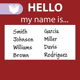Popular last names