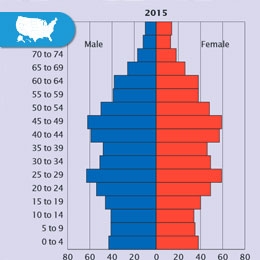 How Do U.S. Populations Stack Up? Reading, Analyzind, and Creating Population Pyramids