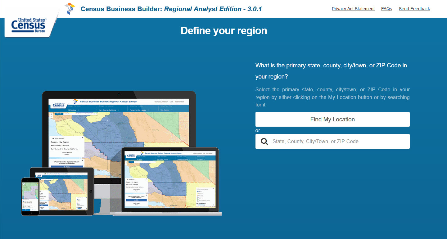 Census Business Builder (Regional Analyst Edition)