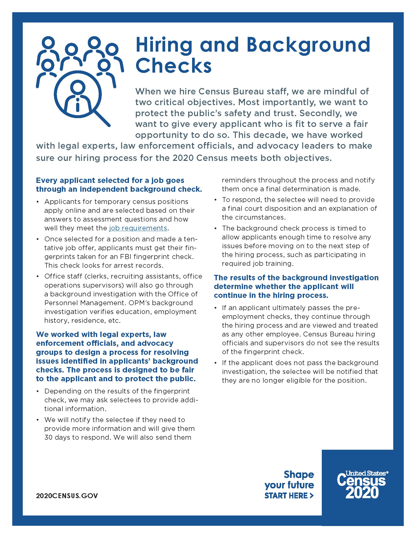 Hiring and Background Checks