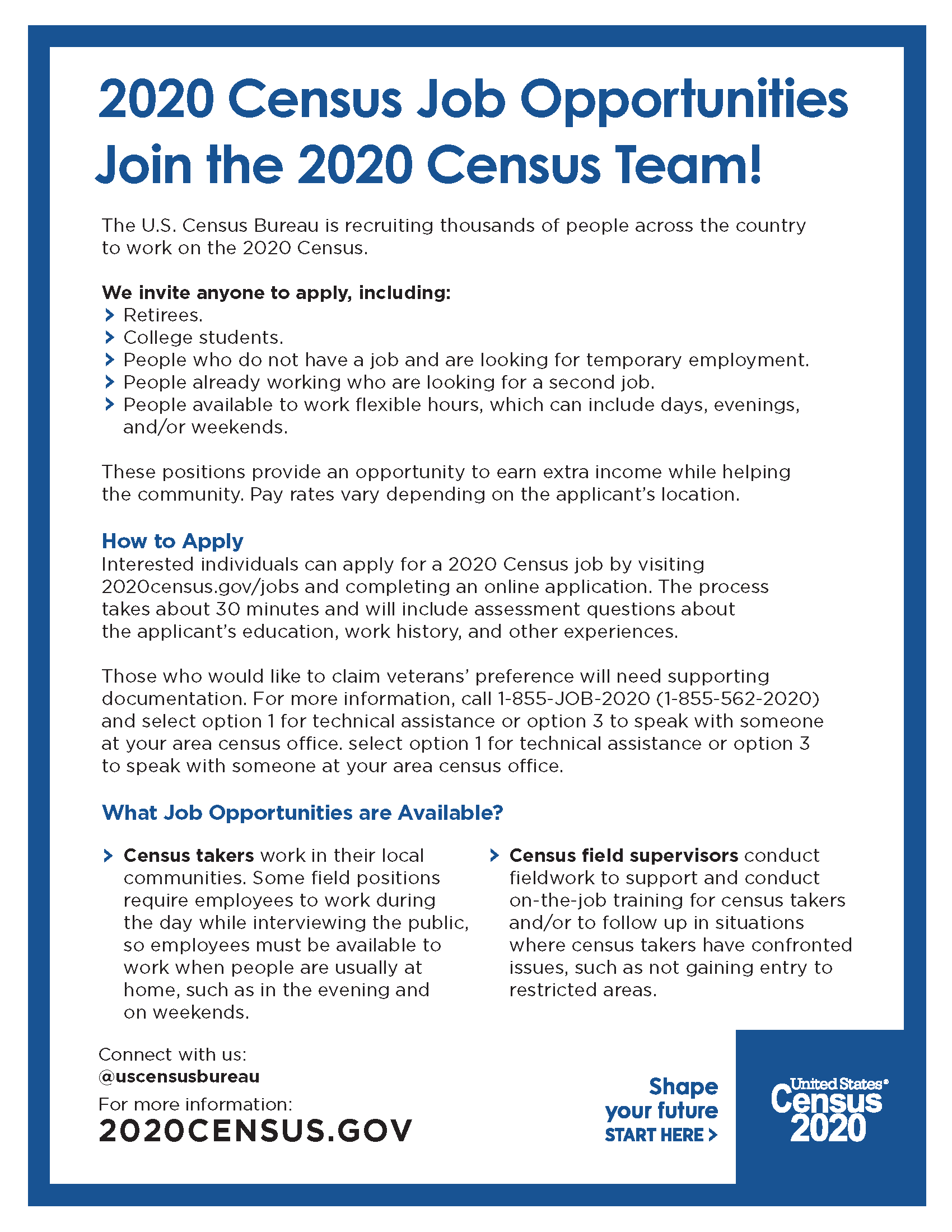 2020 Census Job Opportunities,How To Grill Corn On The Cob On A Gas Grill