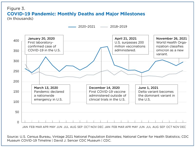 Monthly excess mortality across counties in the United States during the  COVID-19 pandemic, March 2020 to February 2022