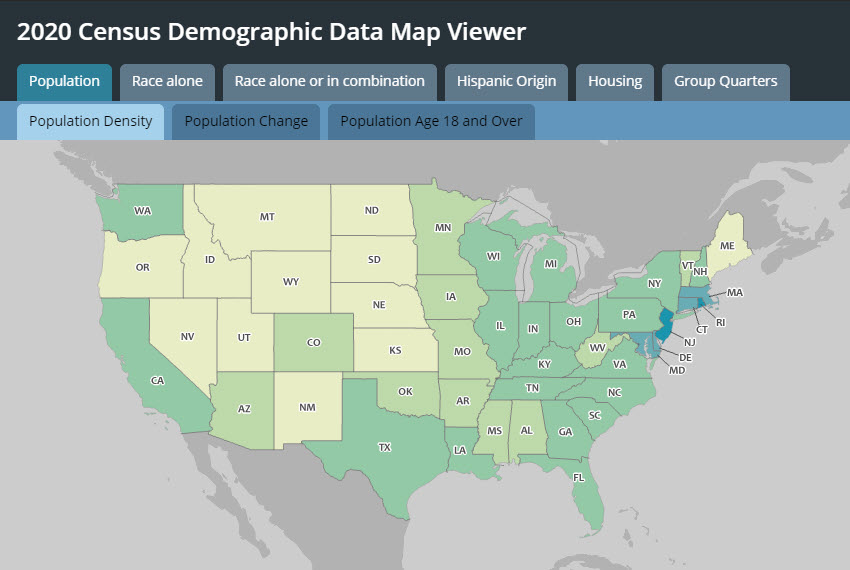 2020 Census Demographic Data Map Viewer