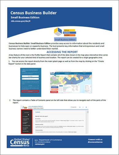 CBB: Small Business Edition: Accessing the Report