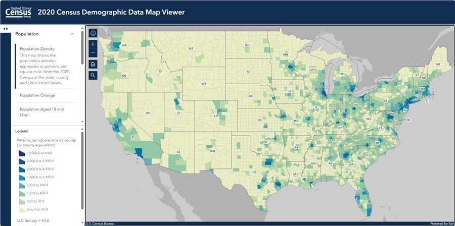 Screenshot of data visualization
