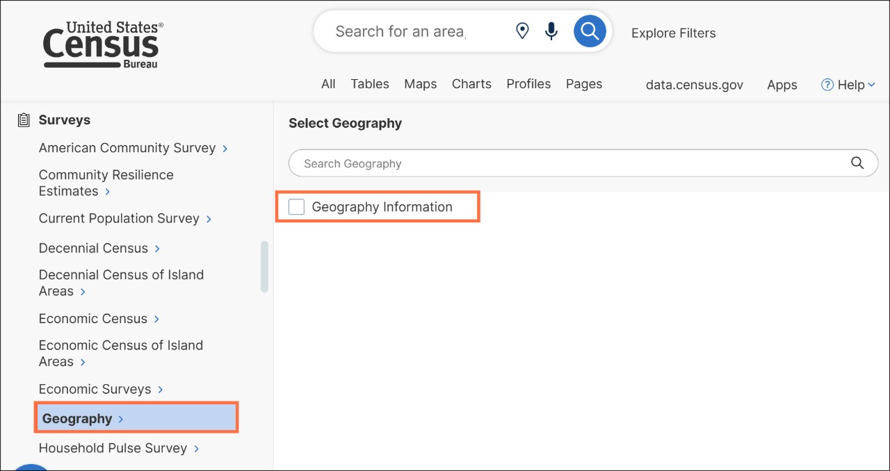 How Can I Find the Land Area of a Geography? Image