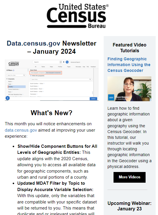 Newsletter January 2024