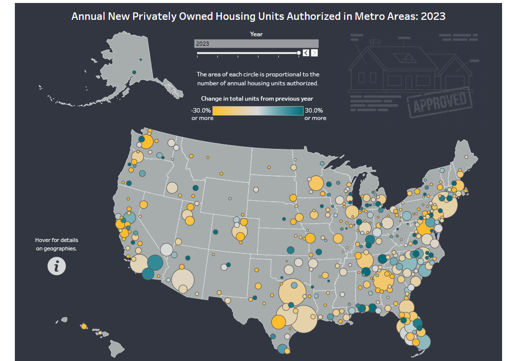 Preview of Building Permits MSA visualization