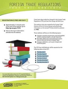 Foreign Trade Regulations Virtual Town Halls