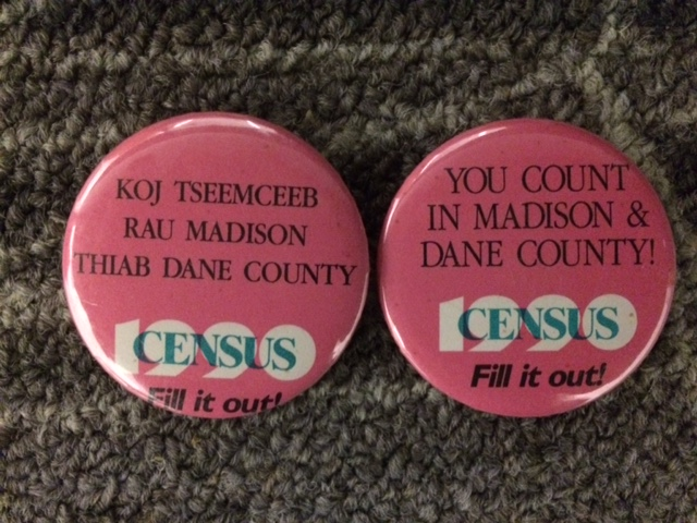 1990 promotional pins