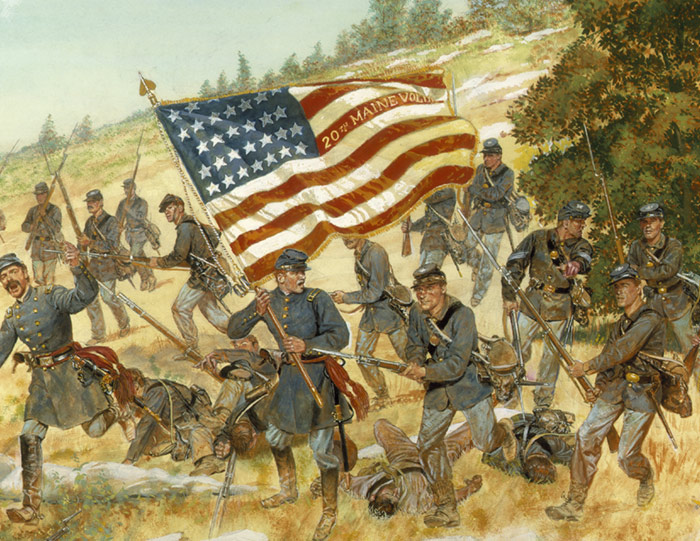 20th Maine at Gettysburg
