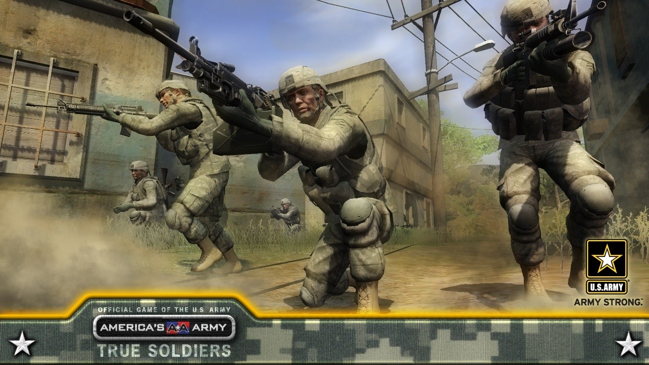 Screenshot of the America's Army video game created by the U.S. Army