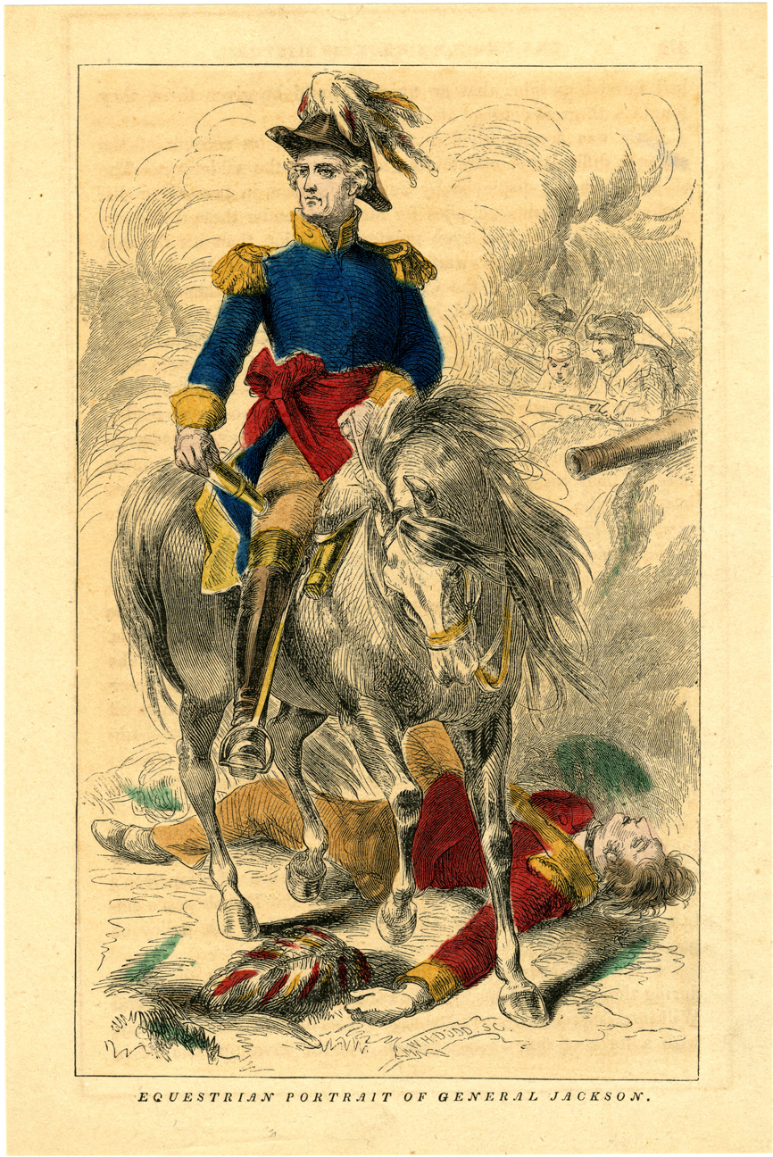 Andrew Jackson on horseback