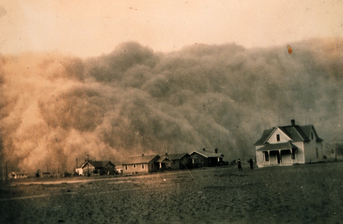 Dust Storm, Stratford, TX, April 18, 1935