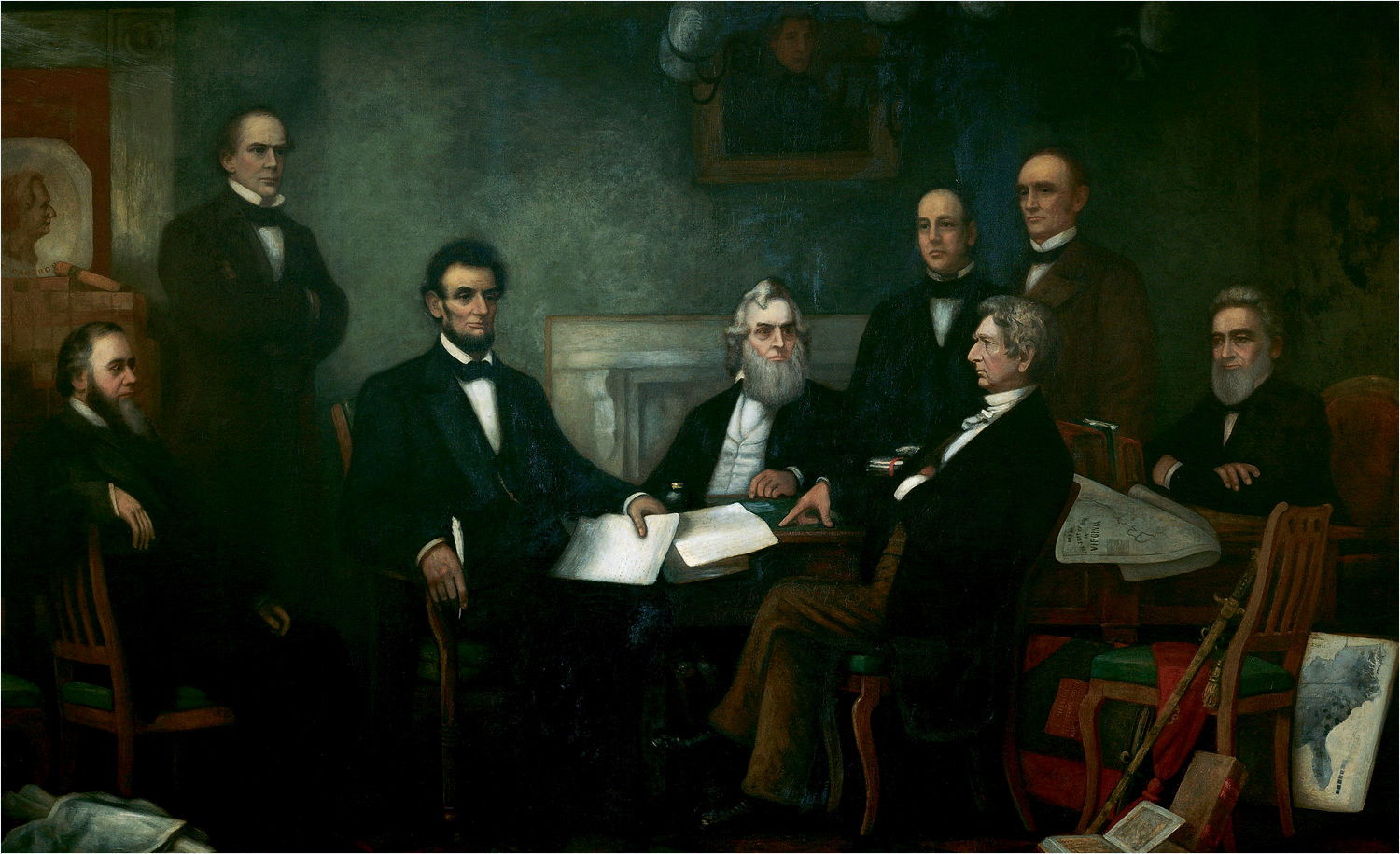 First Reading of the Emancipation Proclamation by President Lincoln