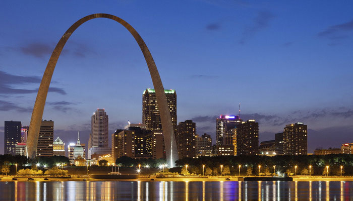 St. Louis, MO, skyline