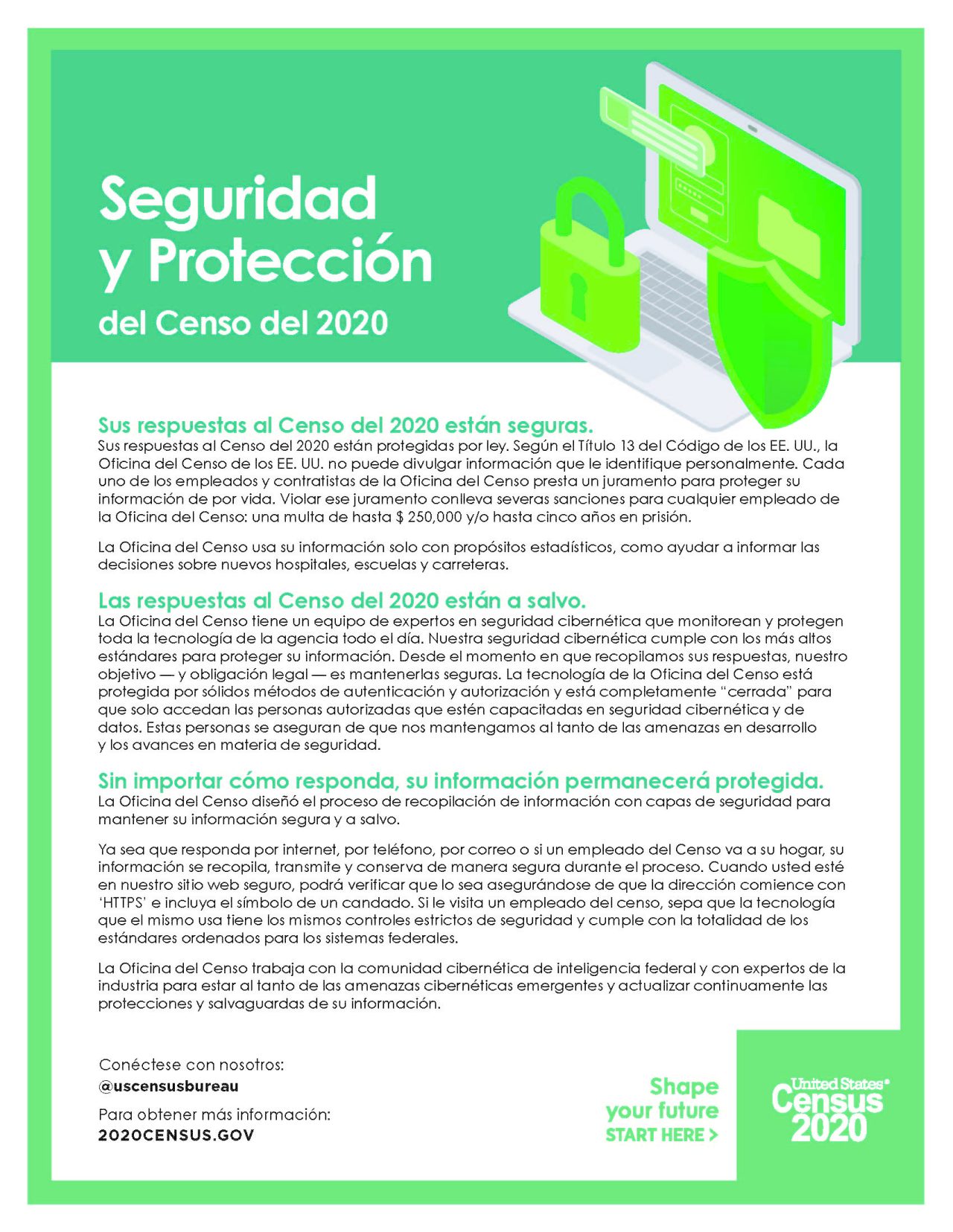 Seguridad y Protección del Censo del 2020