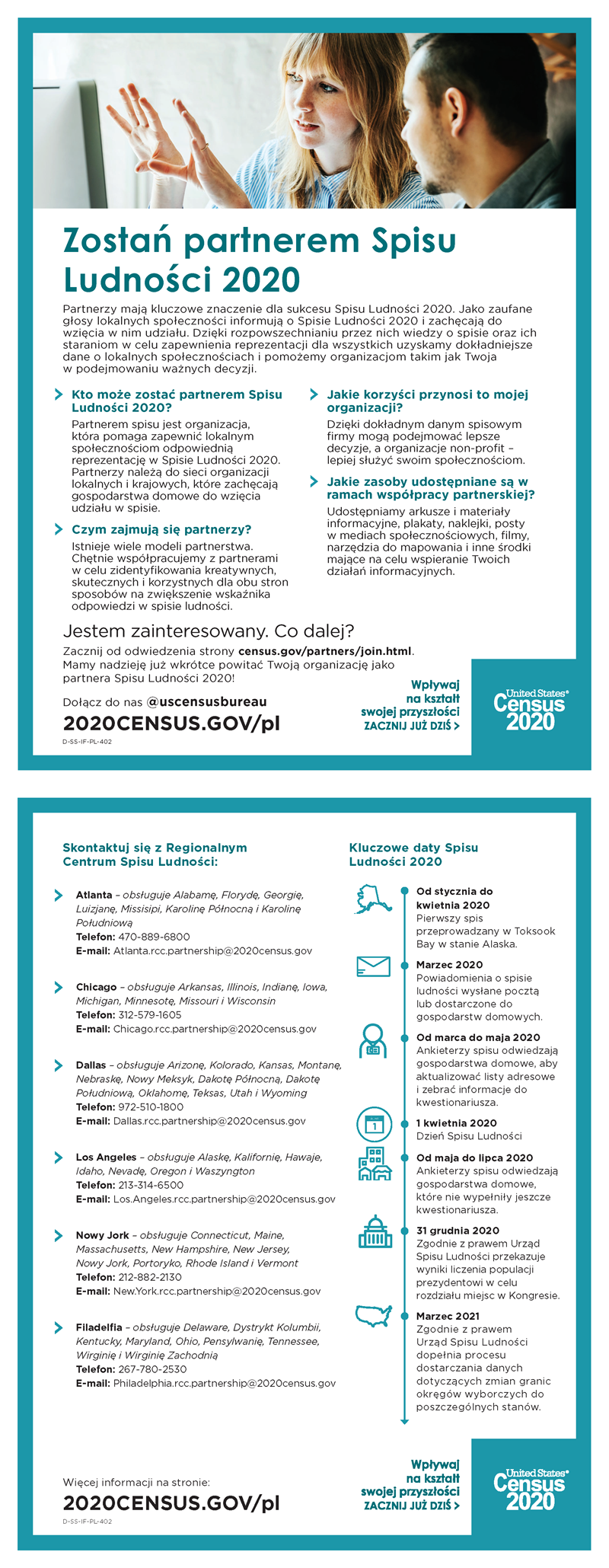 Zostań partnerem Spisu Ludności 2020