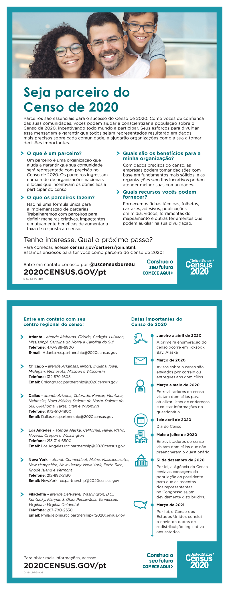 Seja parceiro do Censo de 2020