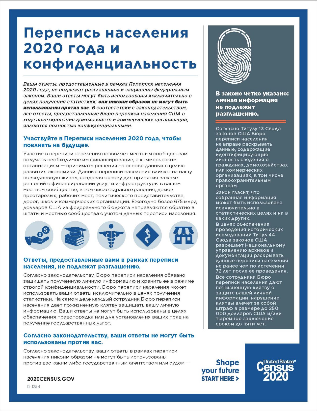 Перепись населения 2020 года и конфиденциальность (1)