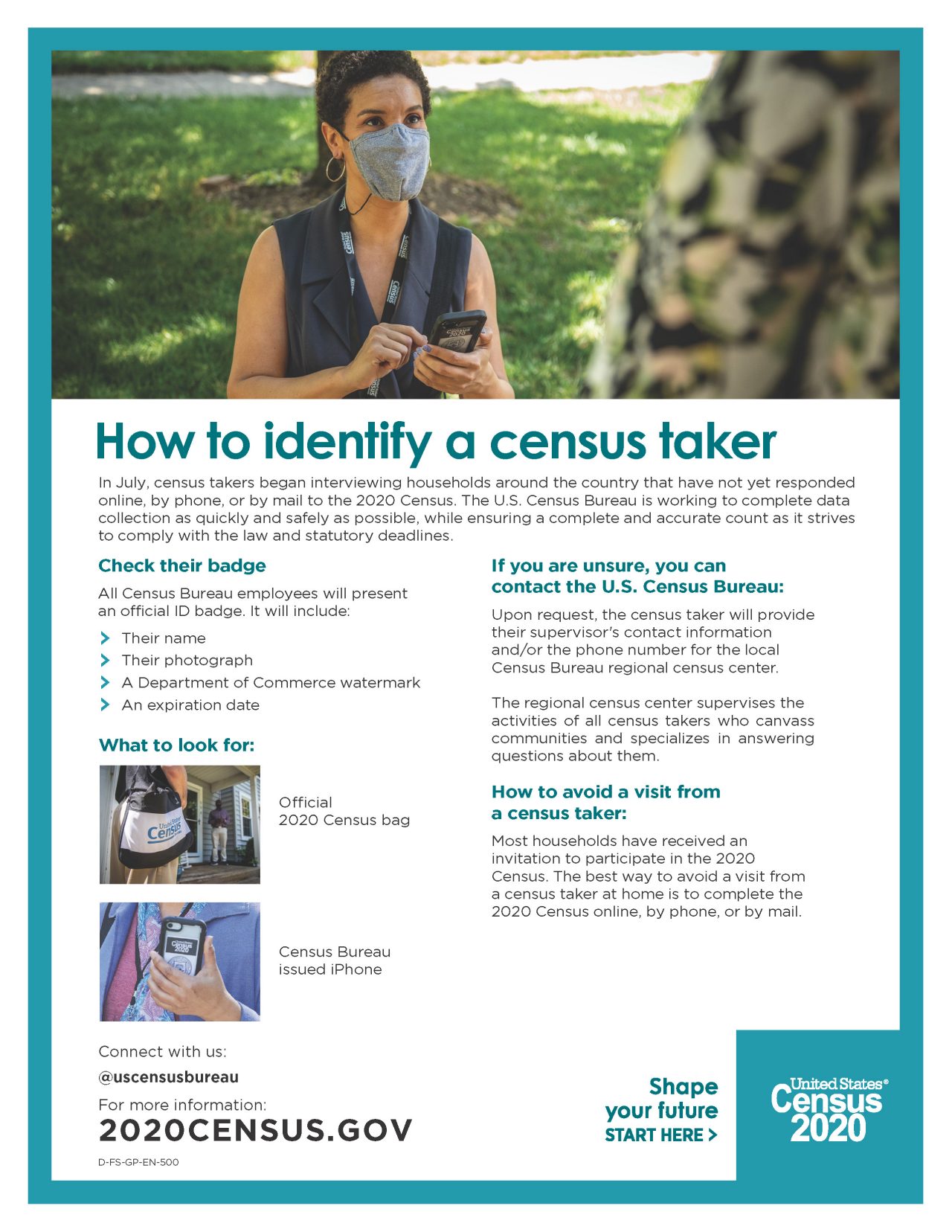 How to identify a census taker
