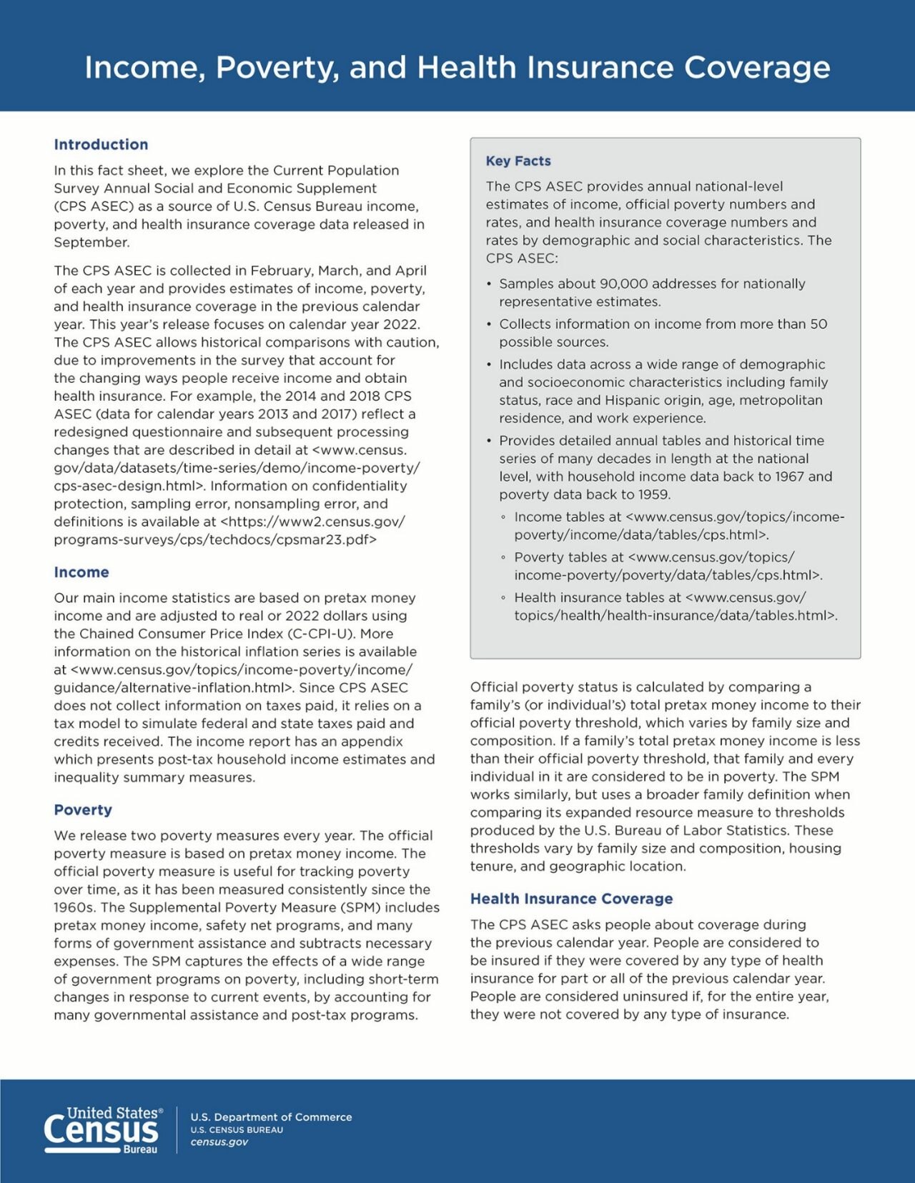 Income, Poverty, and Health Insurance Coverage