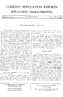 Educational Attainment: March 1962