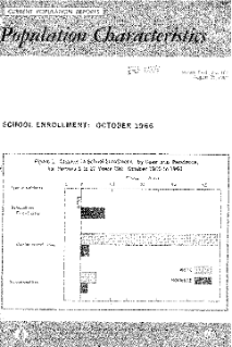School Enrollment: October 1967
