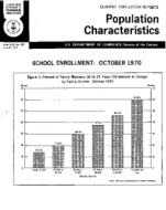 School Enrollment: October 1970