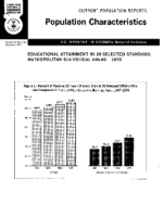 Educational Attainment in 30 Selected Standard Metropolitan Statistical Areas: 1970