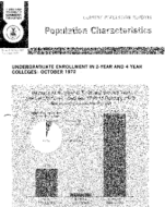 Undergraduate Enrollment in 2-Year and 4-Year Colleges: October 1972