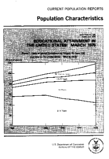 Educational Attainment in the United States: March 1975