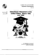 Educational Attainemnt in the United States: March 1993 and 1992