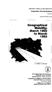 Geographical Mobility: March 1992 to March 1993