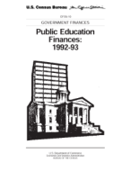 Public Education Finances: 1992-1993