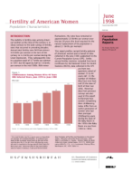 Fertility of American Women: June 1998