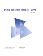Public Educations Finances: 2003
